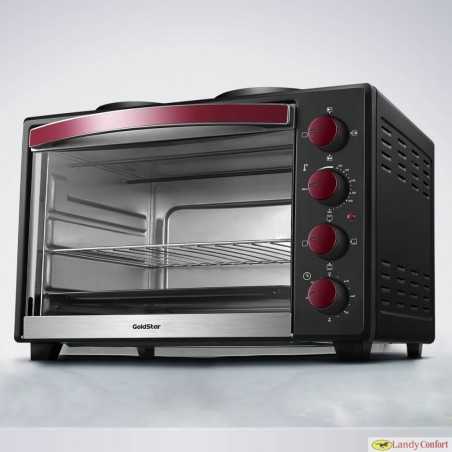 HORNO ELECTRICO DOBLE ANAFE 42L GLDH92 ROJO GOLDSTAR