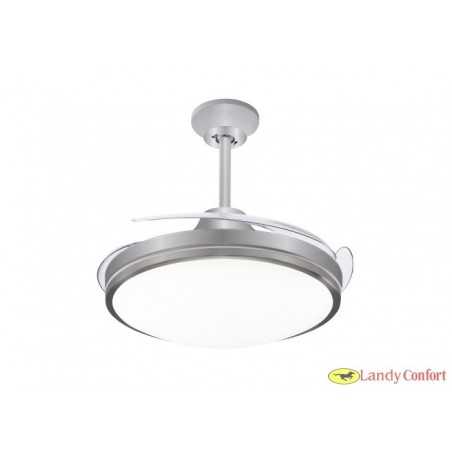 VENTILADOR TECHO PEABODY C/LUZ Y RETRACTIL PEVTRA42B