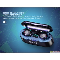 Auriculares Inalambricos Gadnic In-ear SH8 Bluetooth Running Deportes –  Durtom