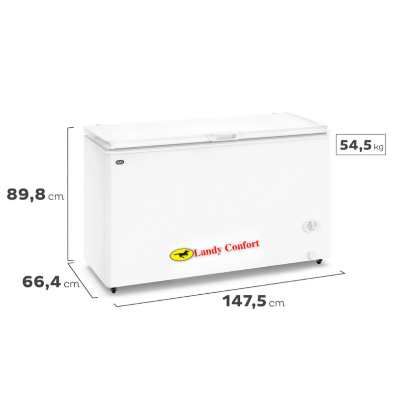 FREEZER INVERTER 402lts GAFA FGHI400B-XL