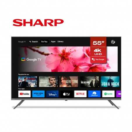 Smart TV UHD 4K 55" SHARP GOOGLE TV 4T-C55FL6L