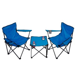 Set Sillas Y Mesa Para Camping Plegables Gadnic