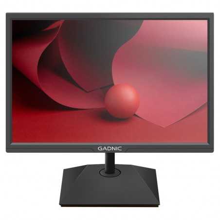 Monitor LED Gadnic de 19 pulgadas con resolución 1440x900 y conexión HDMI/VGA