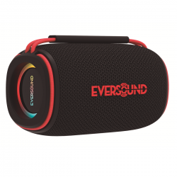 Parlante portátil Eversound EV-266 con 1900W PMPO, luces RGB y diseño waterproof IPX6