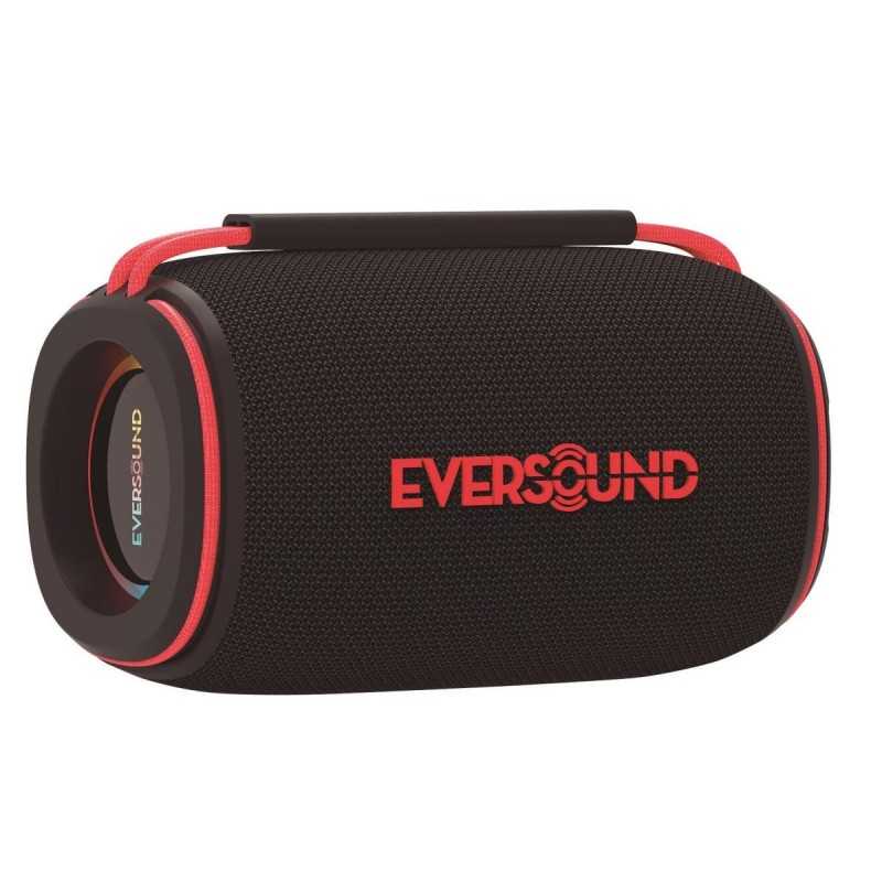 Parlante portátil Eversound EV-232 con 1300W PMPO, luces RGB y diseño waterproof IPX6