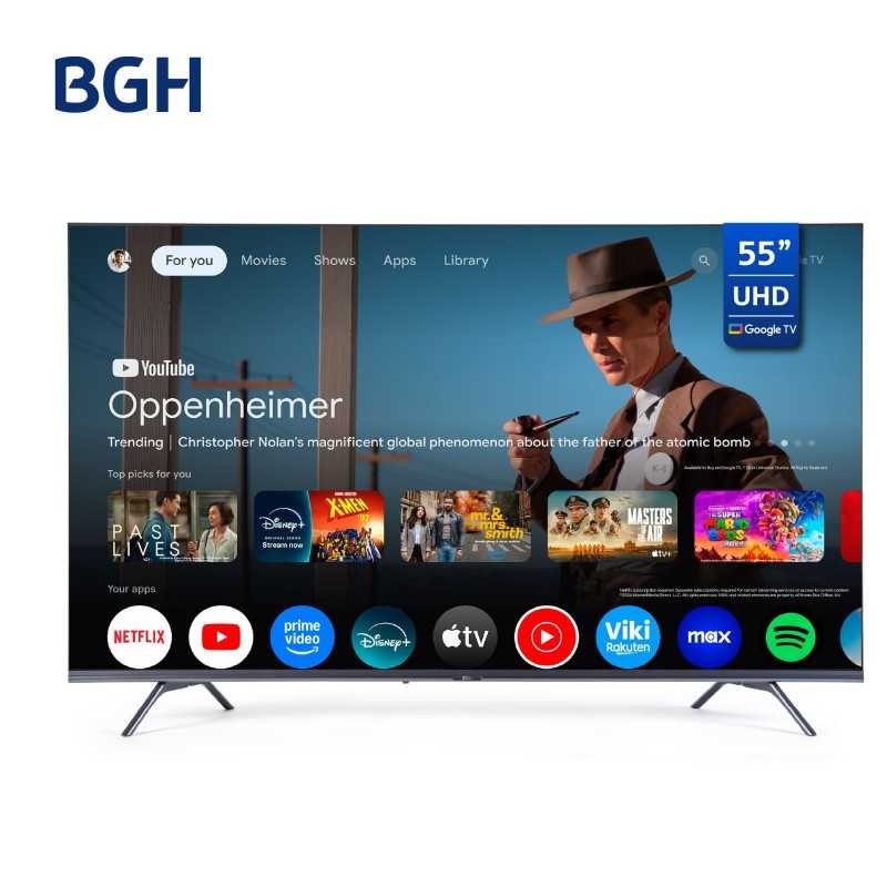 Smart TV 4K UHD 55" BGH Google TV B5524US6G Smart TV 4K UHD 55" BGH Google TV B5524US6G