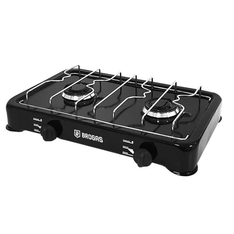 Anafe 2 Hornallas Gas Envasado BROGAS