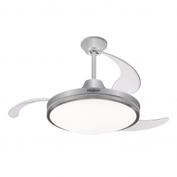 Ventilador de techo retráctil con luz led
