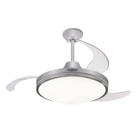 Ventilador de techo retráctil con luz led