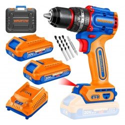 Taladro de impacto inalámbrico compacto WADFOW 62N-m